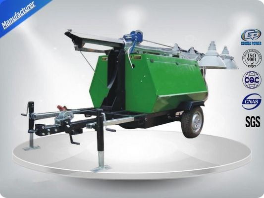 중국 휴대용 LED 조명탑 / 망원경 기둥 트레일러 장착 조명탑 협력 업체