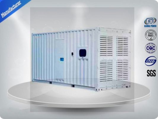 삼상 디젤 엔진 냉각되는 콘테이너 발전기 세트 75 Db 1000년 - 1250 Kw/Kva 물 - 협력 업체