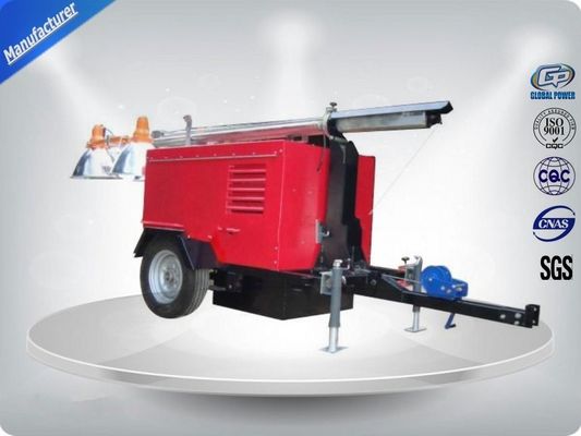 30Kw의 금속 돛대에 방음 40Kw 힘 견인 이동할 수 있는 등대 협력 업체