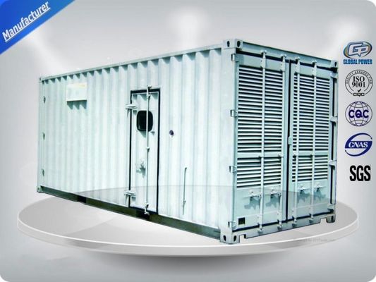 삼상 디젤 엔진 냉각되는 콘테이너 발전기 세트 75 Db 1000년 - 1250 Kw/Kva 물 - 협력 업체