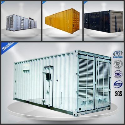 3단계 MTU 컨테이너 발전기 세트 50/60 Hz 최전력 2500 Kw 협력 업체