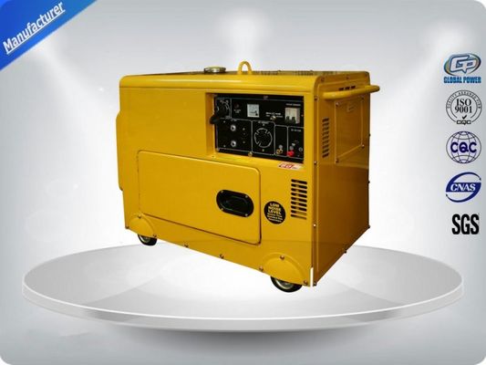 6.0 Kva 단상 저소음 휴대용 발전기, 휴대용 저소음 발전기 4행정 협력 업체