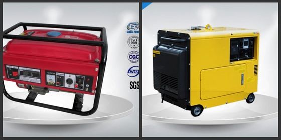 10-12 Kva 전기 시동기에 침묵하는 열려있는 휴대용 가솔린 발전기 세트 협력 업체
