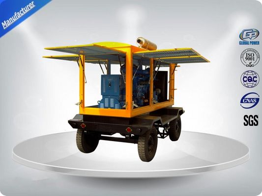 움직일 수 있는 삼상 트레일러는 발전기 침묵하는 유형 200-500Kw 600Kva를 거치했습니다 협력 업체