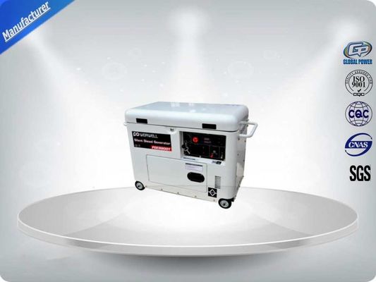 50Hz 7.5kva 침묵하고는/열려있는 휴대용 디젤 엔진 발전기, 최대 산출 8.25kva 공냉식 단일 위상 디젤 발전기 협력 업체